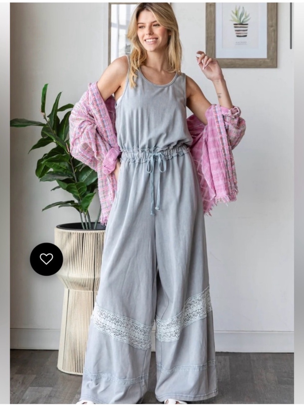 Oli & Hali Light Gray Knit Top